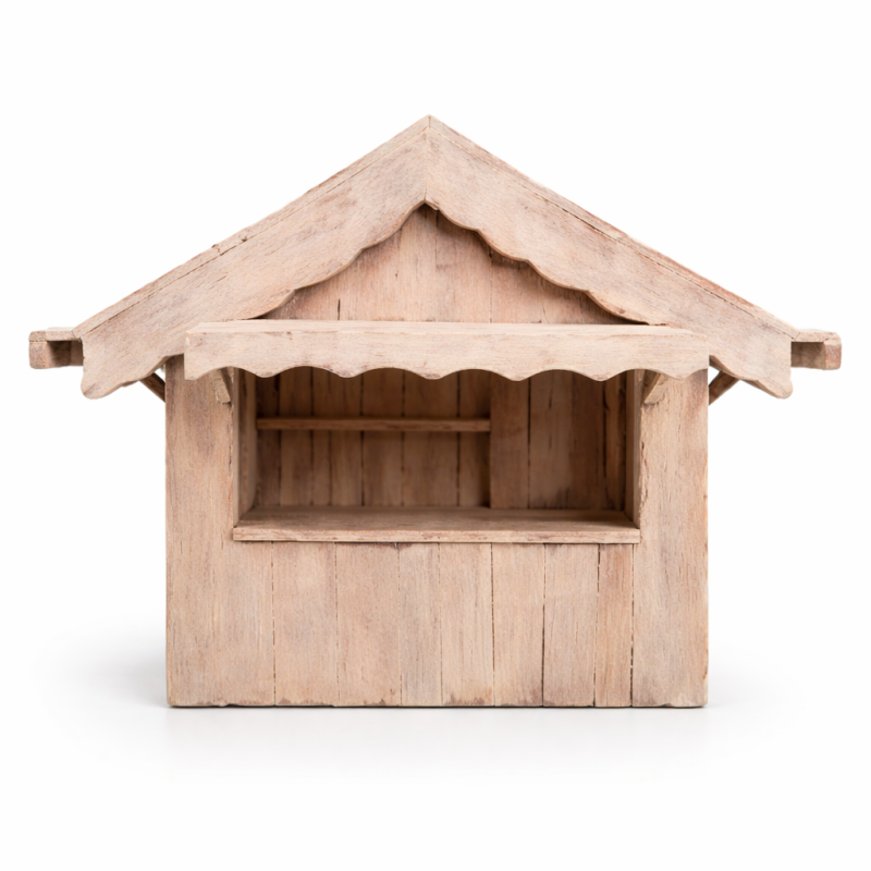 Le chalet de marché de Noël