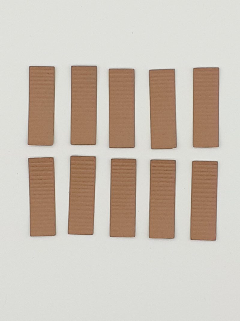 Pack de 10 volets marron