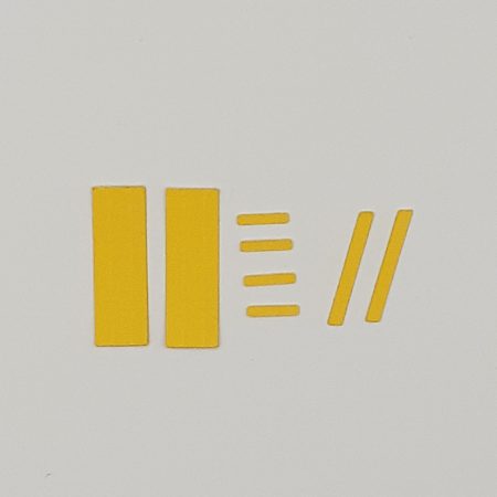 créations village de Noël pack de volets jaune