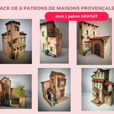 Ensemble de 6 patrons dématérialisés